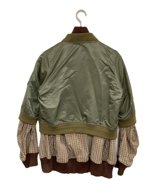 kolor/BEACON（カラービーコン）kolor/BEACON (カラービーコン) ドッキングジャケット グリーン サイズ:3の古着・服飾アイテム