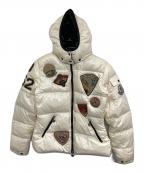 MONCLERモンクレール）の古着「BADIA ダウンジャケット」｜アイボリー