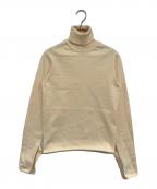 JIL SANDERジルサンダー）の古着「ポリエステルタートルネックトップス」｜イエロー