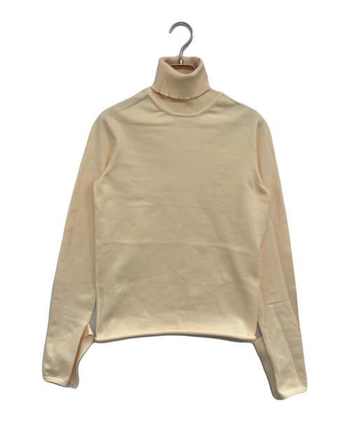 JIL SANDER（ジルサンダー）JIL SANDER (ジルサンダー) ポリエステルタートルネックトップス イエロー サイズ:36の古着・服飾アイテム