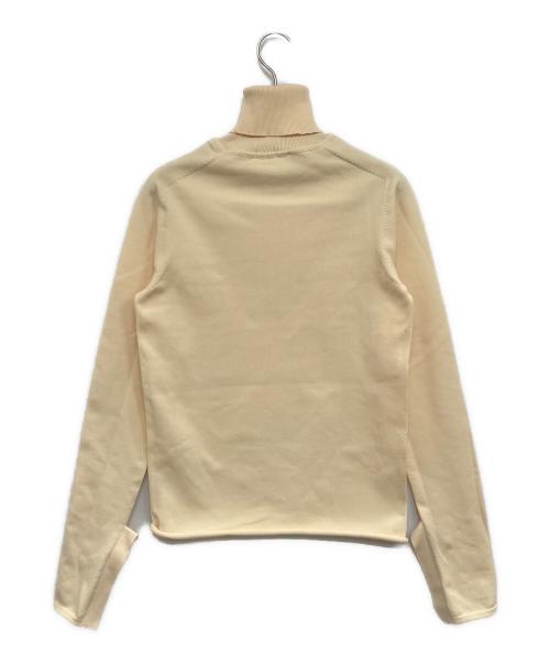 JIL SANDER（ジルサンダー）JIL SANDER (ジルサンダー) ポリエステルタートルネックトップス イエロー サイズ:36の古着・服飾アイテム