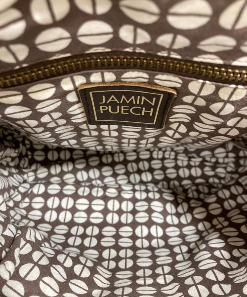 JAMIN PUECH（ジャマンピュエッシュ）JAMIN PUECH (ジャマンピュエッシュ) スパンコールバッグ ベージュの古着・服飾アイテム