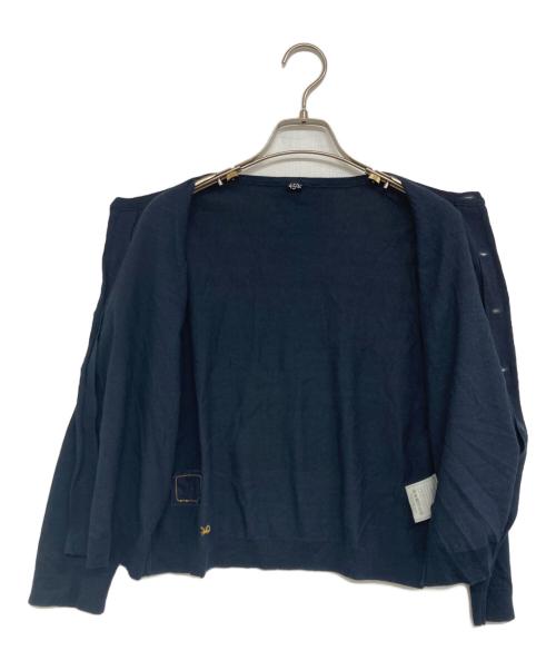 45R（フォーティファイブ・アール）45R (フォーティファイブ・アール) アイスコットンのカーディガン ネイビー サイズ:表記なしの古着・服飾アイテム