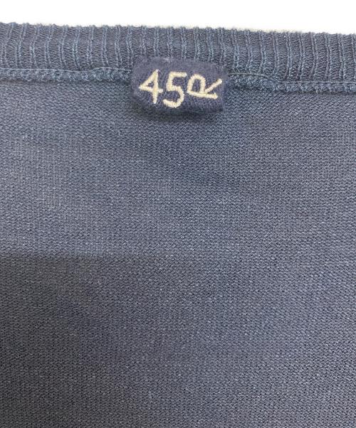 45R（フォーティファイブ・アール）45R (フォーティファイブ・アール) アイスコットンのカーディガン ネイビー サイズ:表記なしの古着・服飾アイテム