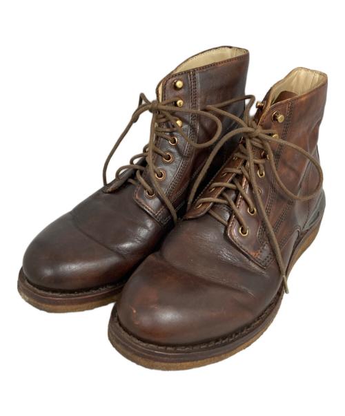 VISVIM（ビズビム）VISVIM (ビズビム) VIRGIL BOOTS ブラウン サイズ:US9.5の古着・服飾アイテム