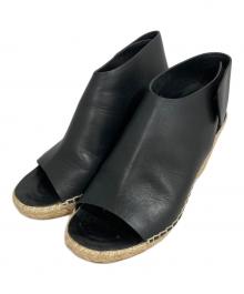 CELINE（セリーヌ）の古着「エスパドリーユ」｜ブラック