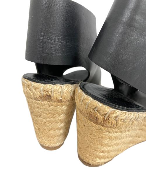 CELINE（セリーヌ）CELINE (セリーヌ) エスパドリーユ ブラック サイズ:36の古着・服飾アイテム