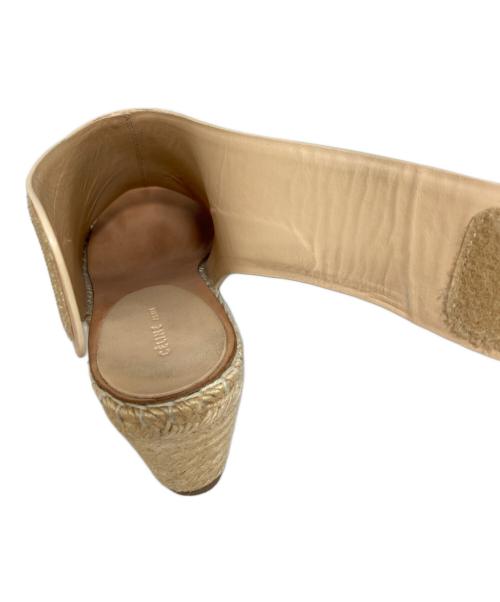 CELINE（セリーヌ）CELINE (セリーヌ) エスパドリーユ ベージュ サイズ:36の古着・服飾アイテム