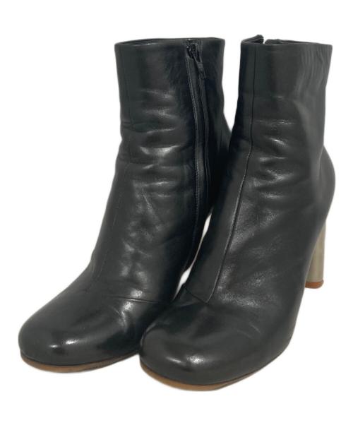 CELINE（セリーヌ）CELINE (セリーヌ) メタルヒールサイドジップブーツ ブラック サイズ:37の古着・服飾アイテム