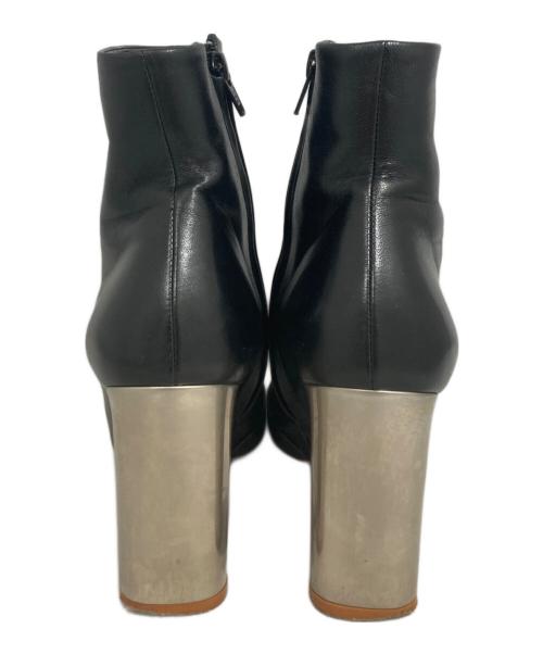 CELINE（セリーヌ）CELINE (セリーヌ) メタルヒールサイドジップブーツ ブラック サイズ:37の古着・服飾アイテム