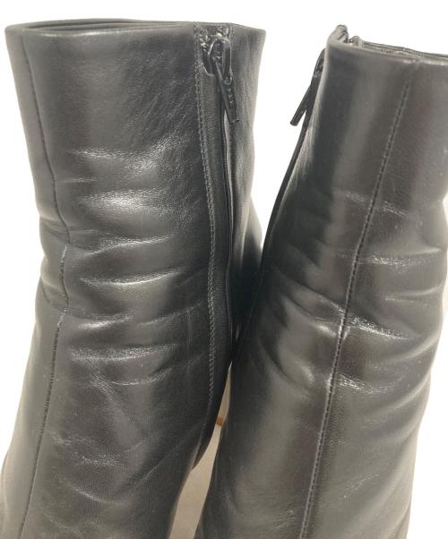 CELINE（セリーヌ）CELINE (セリーヌ) メタルヒールサイドジップブーツ ブラック サイズ:37の古着・服飾アイテム