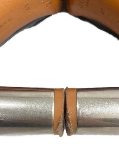 CELINE（セリーヌ）CELINE (セリーヌ) メタルヒールサイドジップブーツ ブラック サイズ:37の古着・服飾アイテム