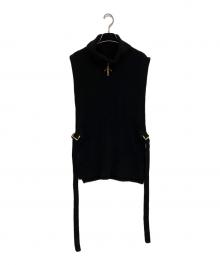 CULLNI（クルニ）の古着「ノースリーブニット」｜ブラック