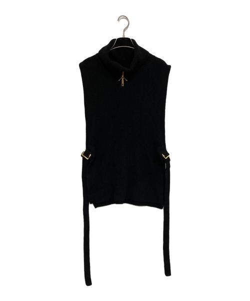 CULLNI（クルニ）CULLNI (クルニ) ノースリーブニット ブラックの古着・服飾アイテム