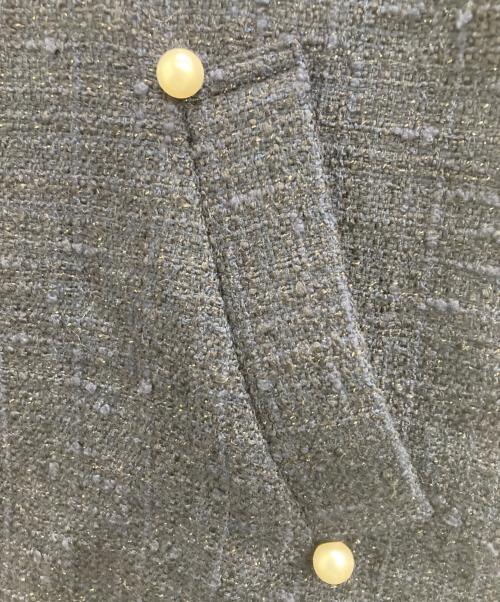 Vin（ヴィン）Vin (ヴィン) ツイードジレ ネイビー サイズ:9号の古着・服飾アイテム