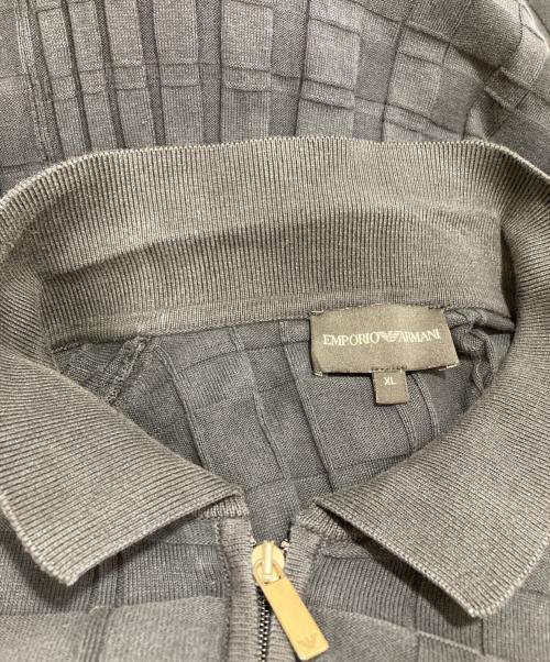 EMPORIO ARMANI（エンポリオ アルマーニ）EMPORIO ARMANI (エンポリオ アルマーニ) ポロシャツ ブラック サイズ:XLの古着・服飾アイテム