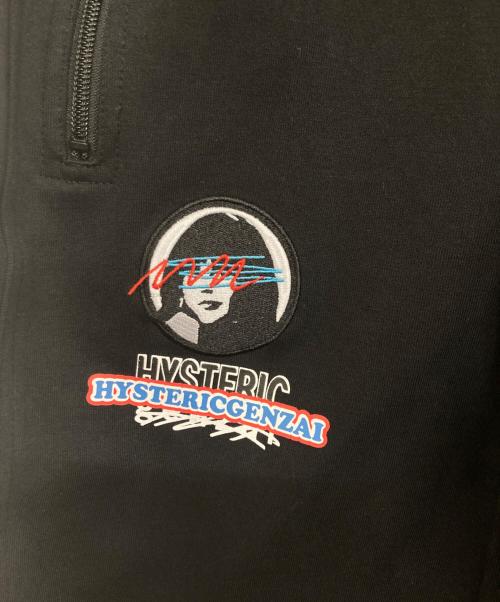 genzai（ゲンザイ）genzai (ゲンザイ) Hysteric Glamour (ヒステリックグラマー) コラボトラックパンツ ブラック サイズ:M 未使用品の古着・服飾アイテム
