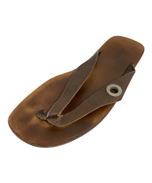 LOEWE（ロエベ）LOEWE (ロエベ) サンダル ブラウン サイズ:41の古着・服飾アイテム