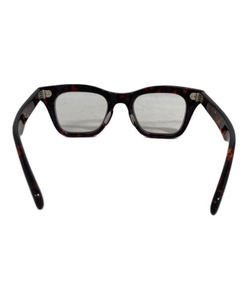 銘品晴夫作（メイヒンハルオサク）銘品晴夫作 (メイヒンハルオサク) サングラス ブラウン サイズ:46□23-145の古着・服飾アイテム