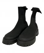 emmiエミ）の古着「ecoニットブーツ」｜ブラック