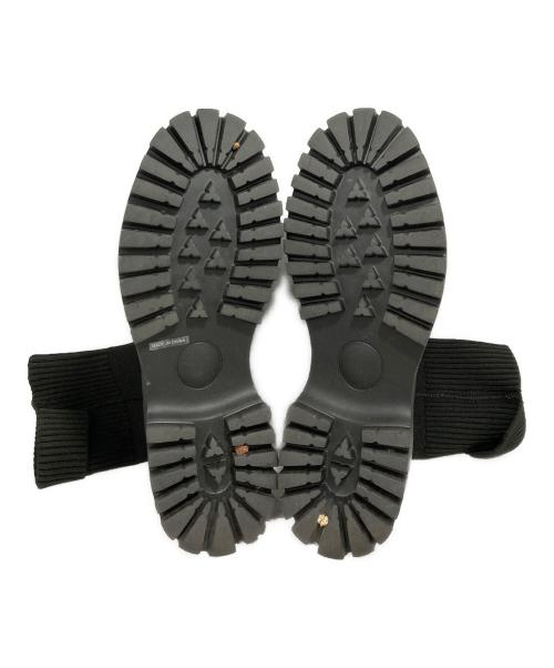 emmi（エミ）emmi (エミ) ecoニットブーツ ブラック サイズ:24.5の古着・服飾アイテム