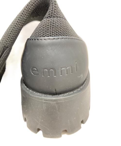 emmi（エミ）emmi (エミ) ecoニットブーツ ブラック サイズ:24.5の古着・服飾アイテム