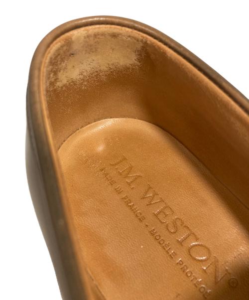 J.M.WESTON（ジェイエムウエストン）J.M.WESTON (ジェイエムウエストン) コインローファー ブラウン サイズ:6Dの古着・服飾アイテム