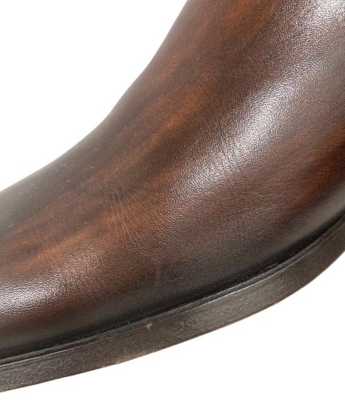 MAGNANNI（マグナーニ）MAGNANNI (マグナーニ) プレーントゥスリッポン ブラウン サイズ:39の古着・服飾アイテム