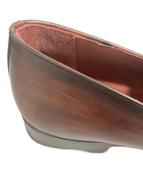 MAGNANNI（マグナーニ）MAGNANNI (マグナーニ) プレーントゥスリッポン ブラウン サイズ:39の古着・服飾アイテム