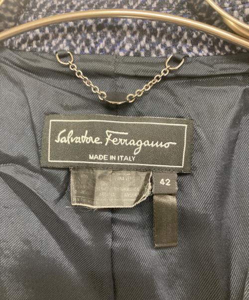 Salvatore Ferragamo（サルヴァトーレ フェラガモ）Salvatore Ferragamo (サルヴァトーレ フェラガモ) セットアップ ネイビー サイズ:42の古着・服飾アイテム