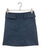 CELINEセリーヌ）の古着「スカート」｜ブルー