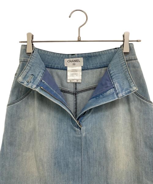 CHANEL（シャネル）CHANEL (シャネル) デニムスカート インディゴ サイズ:36の古着・服飾アイテム