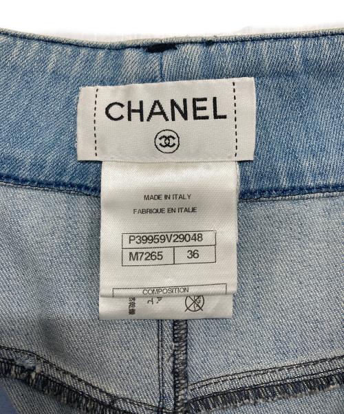 CHANEL（シャネル）CHANEL (シャネル) デニムスカート インディゴ サイズ:36の古着・服飾アイテム