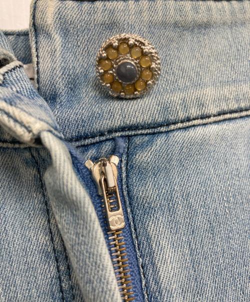CHANEL（シャネル）CHANEL (シャネル) デニムスカート インディゴ サイズ:36の古着・服飾アイテム