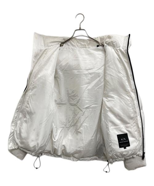 ARMANI EXCHANGE（アルマーニ エクスチェンジ）ARMANI EXCHANGE (アルマーニ エクスチェンジ) ダウンジャケット ホワイト サイズ:Lの古着・服飾アイテム