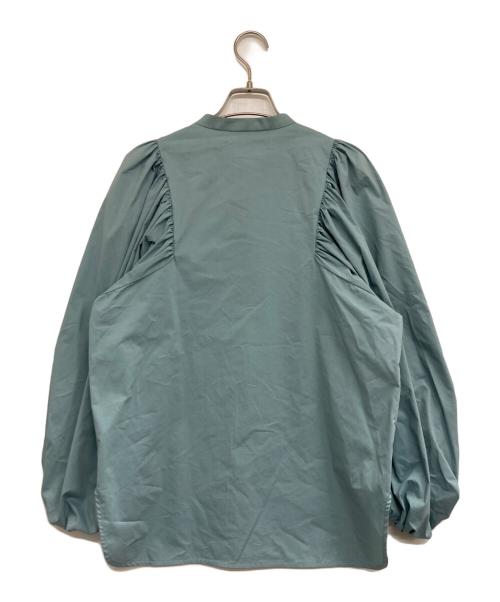 YORI（ヨリ）yori (ヨリ) ブラウス ブルー サイズ:Fの古着・服飾アイテム