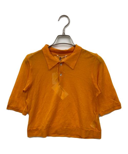AURALEE（オーラリー）AURALEE (オーラリー) ポロシャツ オレンジ サイズ:1の古着・服飾アイテム