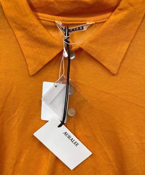 AURALEE（オーラリー）AURALEE (オーラリー) ポロシャツ オレンジ サイズ:1の古着・服飾アイテム