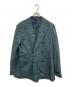 Belvest（ベルヴェスト）の古着「ウールシルクリネン ダブルジャケット」｜グリーン