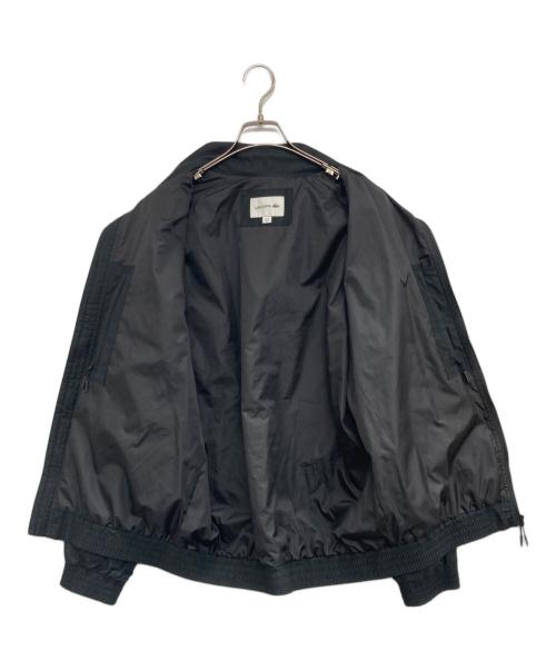 LACOSTE（ラコステ）LACOSTE (ラコステ) 撥水コットンブルゾン ブラック サイズ:Lの古着・服飾アイテム