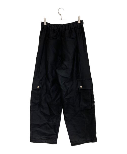 ssstein（シュタイン）ssstein (シュタイン) W/R/SI DOUBLE WEAVE CARGO POCKET TROUSERS ブラック サイズ:Sの古着・服飾アイテム