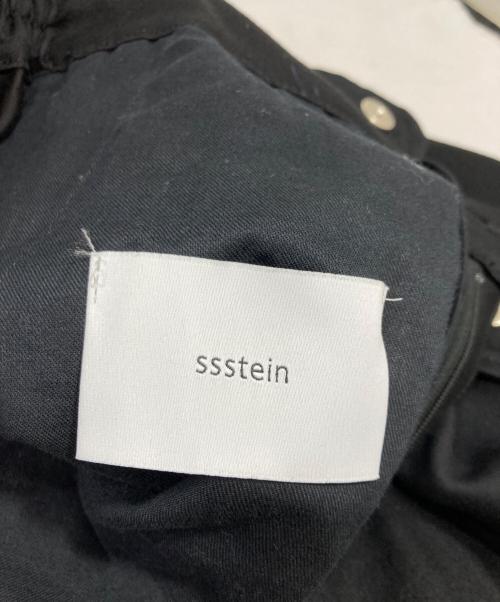 ssstein（シュタイン）ssstein (シュタイン) W/R/SI DOUBLE WEAVE CARGO POCKET TROUSERS ブラック サイズ:Sの古着・服飾アイテム