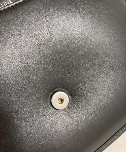 CELINE（セリーヌ）CELINE (セリーヌ) ミディアム ブザス トリオンフ ブラックの古着・服飾アイテム
