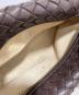中古・古着 BOTTEGA VENETA (ボッテガベネタ) イントレチャートポーチ ブラウン：64000円