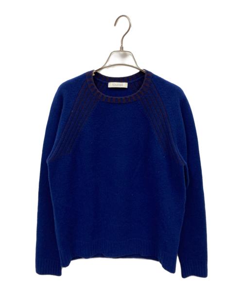 Cruciani（クルチアーニ）CRUCIANI (クルチアーニ) カシミヤ混ニット ブルー サイズ:44の古着・服飾アイテム