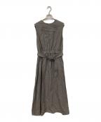 BLUEBIRD BOULEVARDブルーバードブルバード）の古着「ノースリーブワンピース」｜グレー