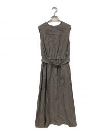 BLUEBIRD BOULEVARD（ブルーバードブルバード）の古着「ノースリーブワンピース」｜グレー