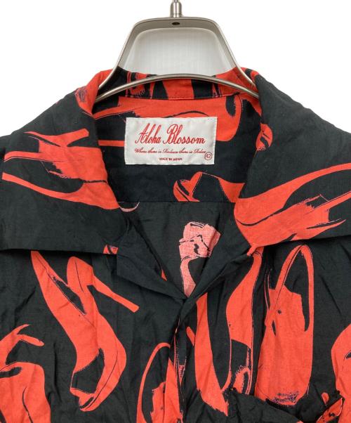 Aloha Blossom（アロハブロッサム）Aloha Blossom (アロハブロッサム) アロハシャツ ブラック サイズ:42の古着・服飾アイテム