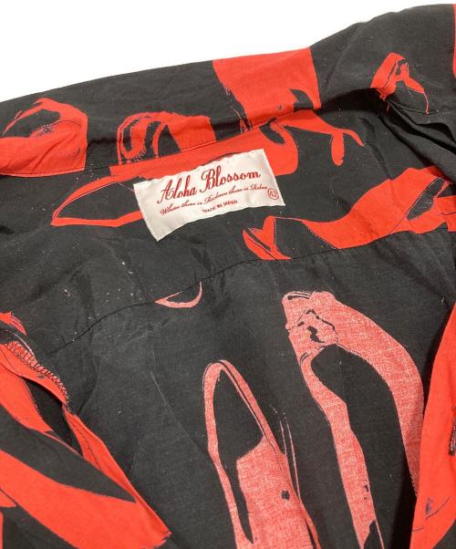 Aloha Blossom（アロハブロッサム）Aloha Blossom (アロハブロッサム) アロハシャツ ブラック サイズ:42の古着・服飾アイテム