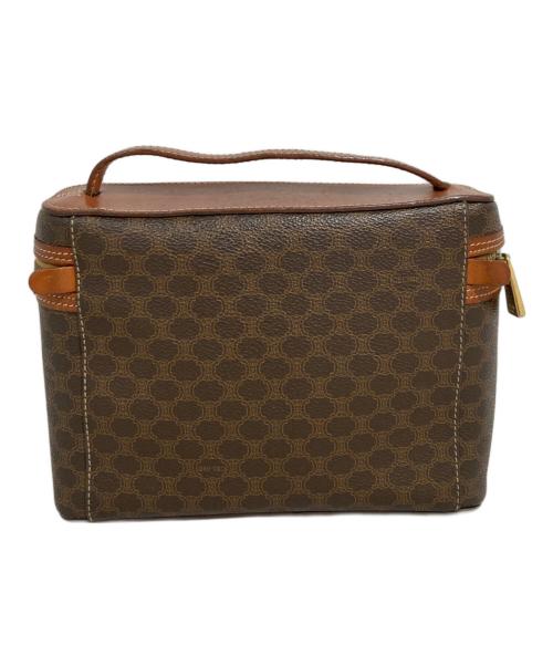 CELINE（セリーヌ）CELINE (セリーヌ) マカダム柄ポーチ ブラウンの古着・服飾アイテム